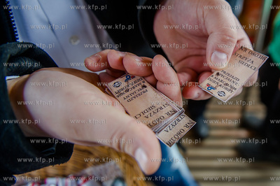 Gdansk. Dzien kobiet w zabytkowym tramwaju 105 N z...