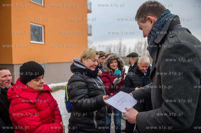 Gdańsk. Ujeścisko. Przekazanie kluczy pierwszym lokatorom...