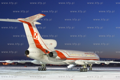 Gdansk , Rebiechowo Nz.Tupolew Tu-154M 36 Specjalny...