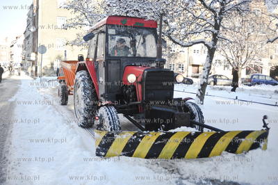 Grudniowy atak zimy na ulice Gdanska. 09.12.2010 Fot.Michal...