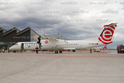 Po raz pierwszy odwiedzil gdanskie lotnisko najnowszy...