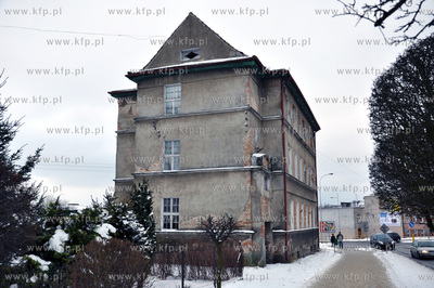 Spalona kamienica  przy ulicy Kartuskiej w Koscierzynie.17.01.2013Fot....