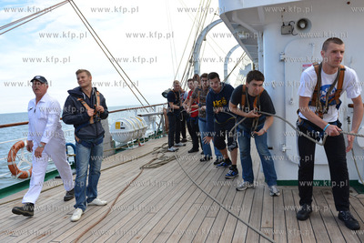 Dzien na Darze Mlodziezy ze studentami Akademii Morskiej...