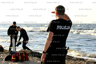 W Gdańsku-Sobieszewie na wysokości wejscia na plaze...