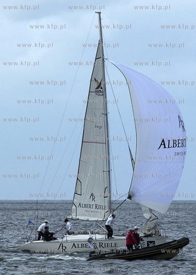 Sopot. Zatoka Gdanska k. Molo. Energa Sopot Match Race...