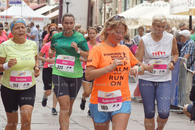 Gdańsk. Międzynarodowy Bieg św. Dominika. Bieg kobiet...
