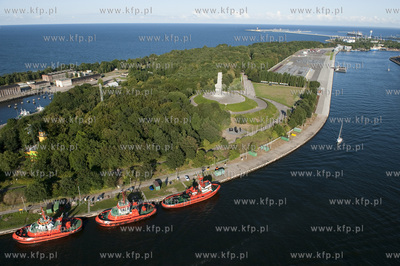 Westerplatte z lotu ptaka. 23.08.2009 fot. Kacper Kowalski...