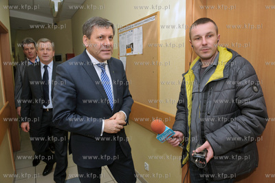 Wicepremier Janusz Piechocinski spotkal sie w Zukowie...