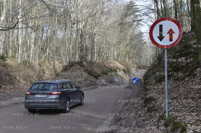 Droga pomiędzy Sulminem, a Otominem pod Gdańskiem....