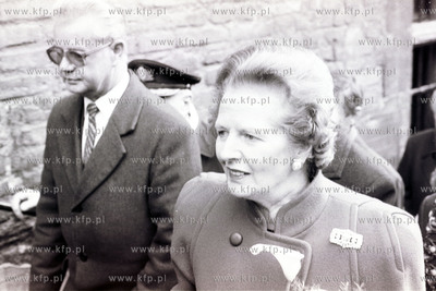 Premier Wlk. Brytanii Margaret Thatcher w Gdansku,...