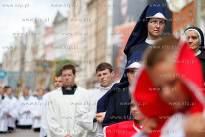 Gdansk. Procesja glowna Bozego Ciala.
23.06.2011
fot....