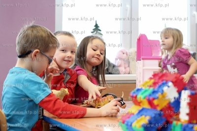 Zajecia w przedszolu nr 64 im. Kubusia Puchatka w Gdansku....