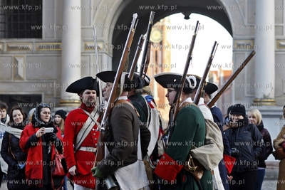 Gdańsk. Plac między Złotą Bramąi Katownią. Historyczna...