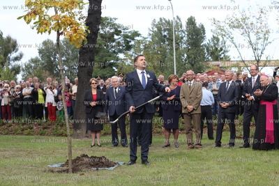 Sadzenie Debu Wolnosci w 25 rocznice Porozumien Sierpniowych...