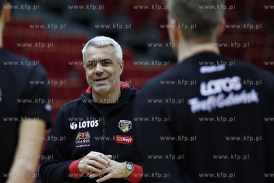 Ergo Arena.Trening zespołu Lotos Trefl Gdańsk. Nz....