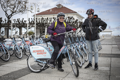 Sopot. Start Systemu Roweru Metropolitalnego MEVO.
26.03.2019
fot....