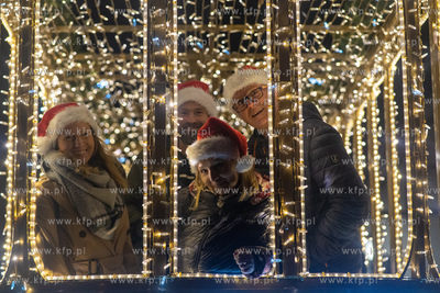 Świetlisty tramwaj Gdańskich Autobusów i Tramwajów,...