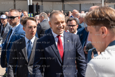 Stocznia Marynarki Wojennej PZG w Gdyni. Uroczystość...
