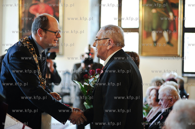 Jubileusz pozycia malzenskiego par 50 plus w Ratuszu...