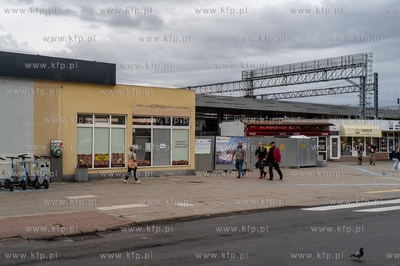 Remont dworca kolejowego w Gdańsku Wrzeszczu. 20.08.2021...