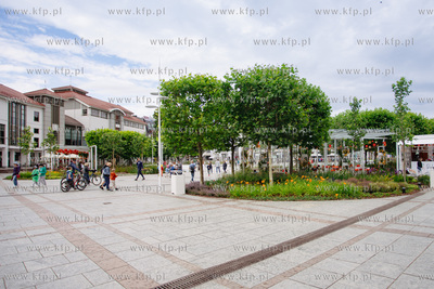 Sopot. Plac Przyjaciół Sopotu po rewitalizacji. 19.07.2023...