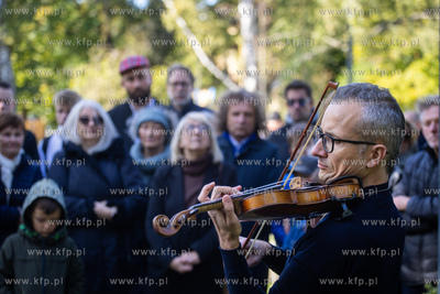Sopot. Park Północny. Odsłonięcie rzeźby „Biała...