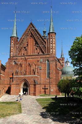 Frombork, Wzgorze Katedralne. Gotycka katedra pw. Wniebowziecia...