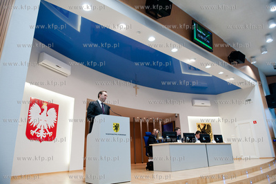 Gdansk. XIV sesja Sejmiku Wojewodztwa Pomorskiego,...