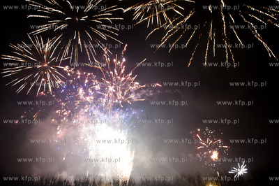 Mieszkancy Sopotu swietuja nadejscie nowego roku. 01.01.2012...