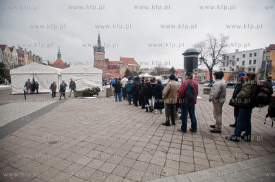 Gdansk. Targ Weglowy. Wielka Sobota. Sniadanie wielkanocne...