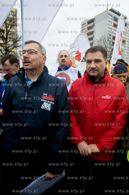 Gdansk. Manifestacja niezadowolonia, zorganizowana...