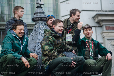 Gdansk. Dlugi Targ. Ogolnopolski Zjazd Zwiazku Harcerstwa...