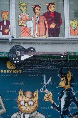 Gdansk. Obchody 55 lecia Polskiego Rock & Rolla. Odsloniecie...