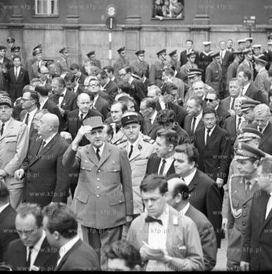 Wizyta prezydenta Francji generala Charlesa de Gaulle...