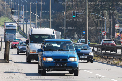 Rumia ul. Sobieskiego (Droga Krajowa nr 6). 
28.03.2007
Fot....