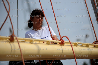 Gdansk. Stocznia Remontowa. Prace przy nowo postawionych...