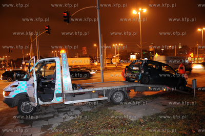 Gdansk. Ulica Armii Krajowej. Grozny wypadek w ktorym...