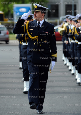 Gdynia. Swieto Marynarki Wojennej. Uroczystosc zmiany...