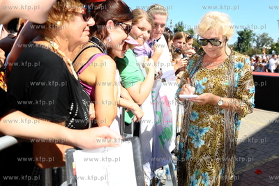 Gdynia. Plac Grunwaldzki. IV zlot fanow "M jak Milosc"....