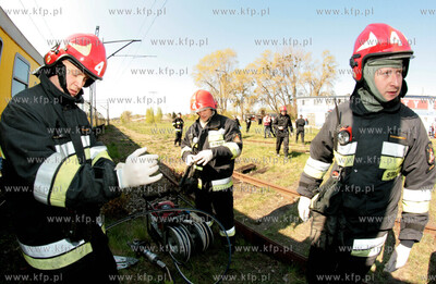 Cwiczenia wypadku masowego z duza iloscia osob poszkodowanych...