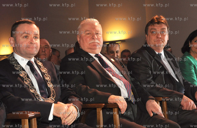 Uroczystosc nadania Lechowi Walesie tytulu honorowego...