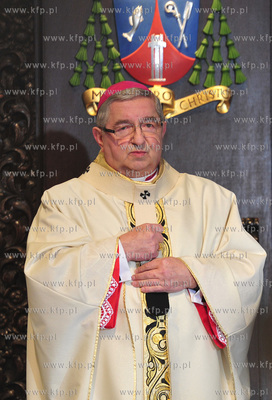 Oliwa. Katedra Oliwska. Msza sw. Wieczerzy Panskiej...