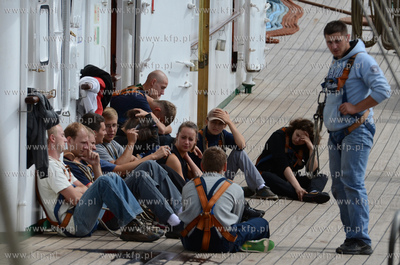 Dzien na Darze Mlodziezy ze studentami Akademii Morskiej...