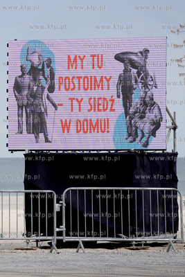 Gdynia w czasie epidemii koronawirusa COVID-19. Zamkniete...