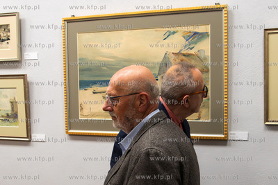 Wernisaż wystawy malarstwa Mariana Mokwy w Pruszczu...