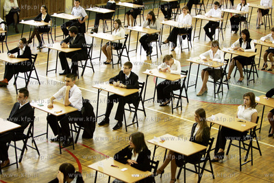 Gimnazjum nr 18 w Gdansku. Testy na koniec gimnazjum....