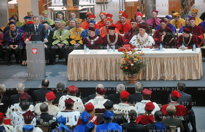Uroczyste posiedzenie Senatu  Uniwersytetu Gdanskiego...