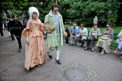 Gdansk. Park oliwski, V Miedzynarodowy Festiwal Mozartowski...