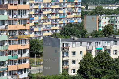 Gdansk Przymorze. Fragmenty falowcow na al, Rzeczypospolitej...