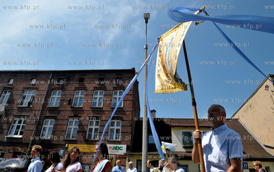 Uroczystosci i procesja Bozego Ciala w parafii sw....